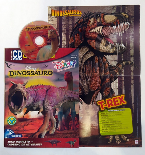 Disney Dinossauro Game Para Pc - Revista Cd Rom Criança Nº26